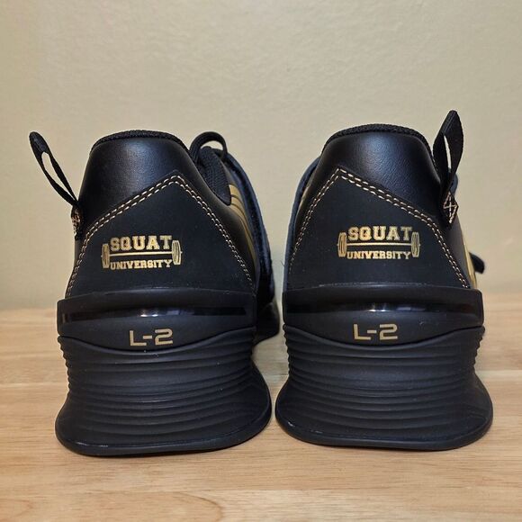 TYR L-2 Lifter Weightlifting Shoes Black Gold Men's Size 10 Women's 11.5 - Picture 5 of 7